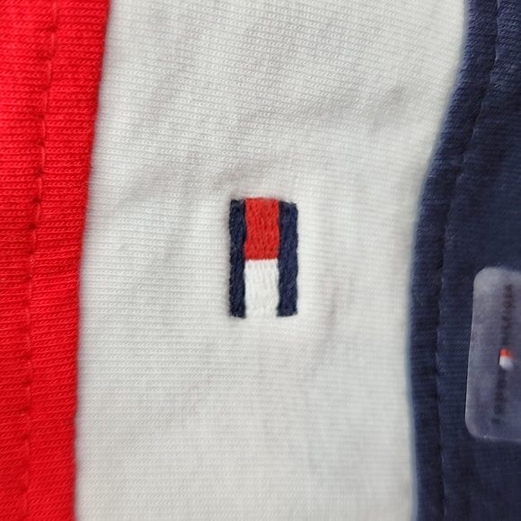 TOMMY HILFIGER RED WHITE BLUE LONG SLEEVES SHIRT, EXTRA LARGE (XL) - Picture 8 of 12